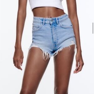 Zara High Rise Shorts